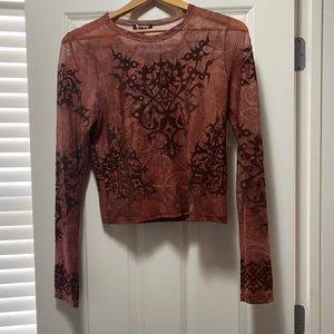 Dolls Kill sheer crop top